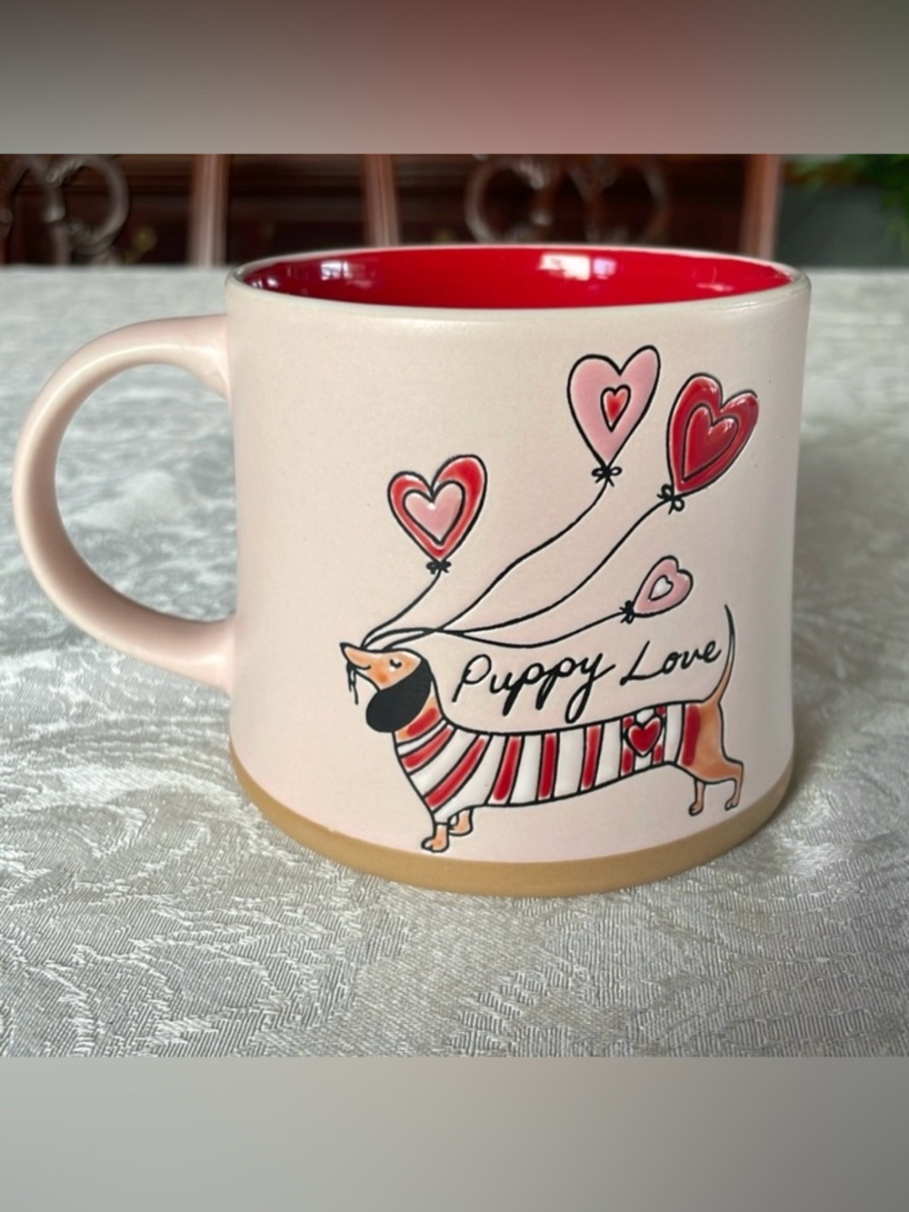Dachshund  themed  love 17 oz mug